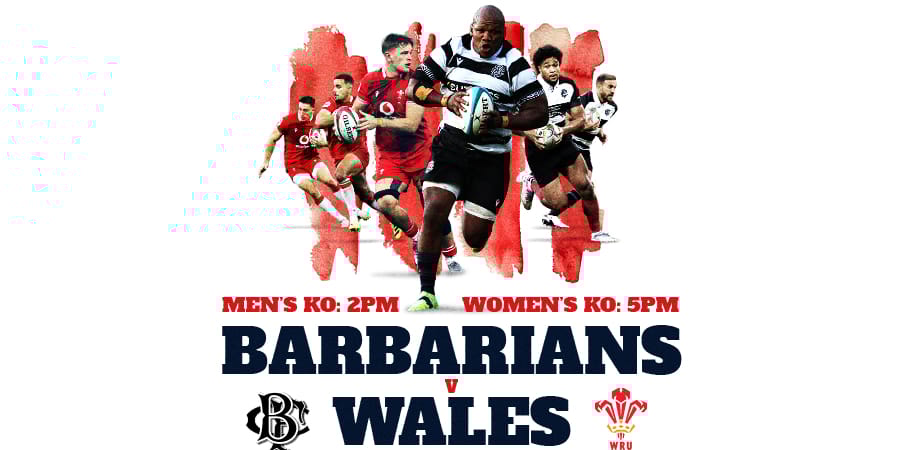 Barbarians v Wales Double Header